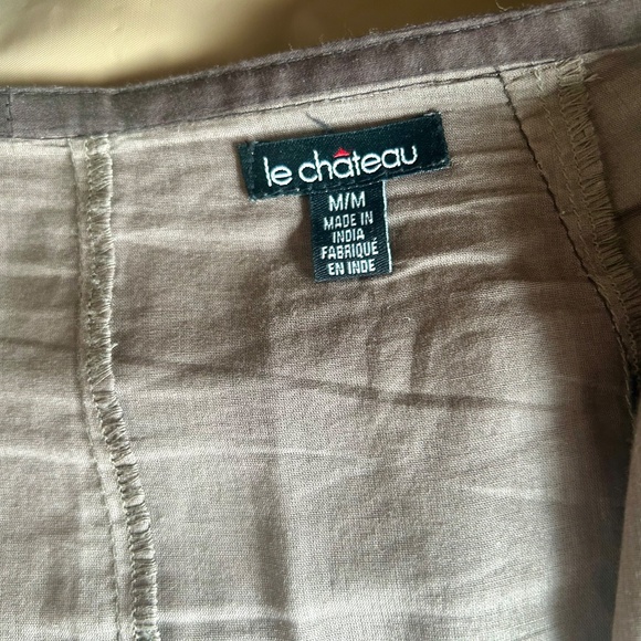 Le Chateau Hankerchief Brown and Cream Skirt Size M - Picture 3 of 3